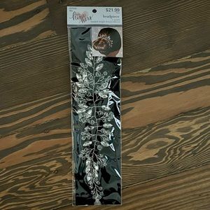 New Rhinestone Flower Headpiece by His & Hers